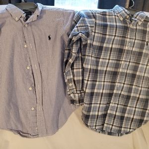 Boys polo button up shirt